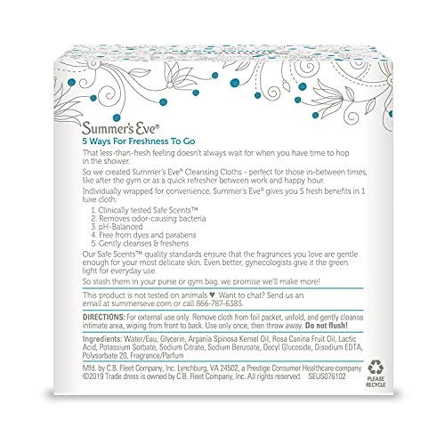 Summer's Eve Cleansing Wipes, Sunset Oasis, 16 count Summer's Eve uk supplements