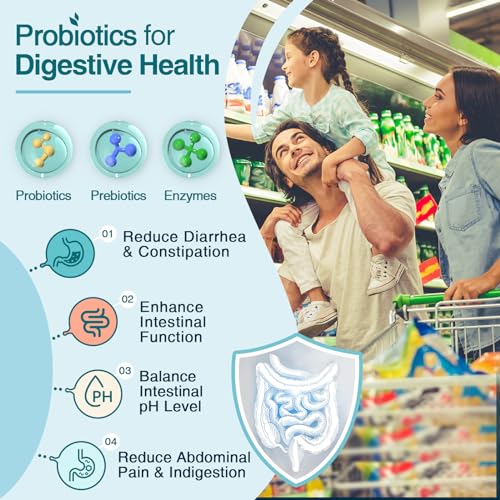 ZEBORA Probiotics for Women-Men Digestive Health with 120 Billion CFUs, Mens-Womens ZEBORA uk supplements