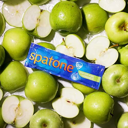 Spatone Natural Liquid Iron Supplement, Apple Flavour With Vitamin C (28 Sachets) Spatone uk supplements