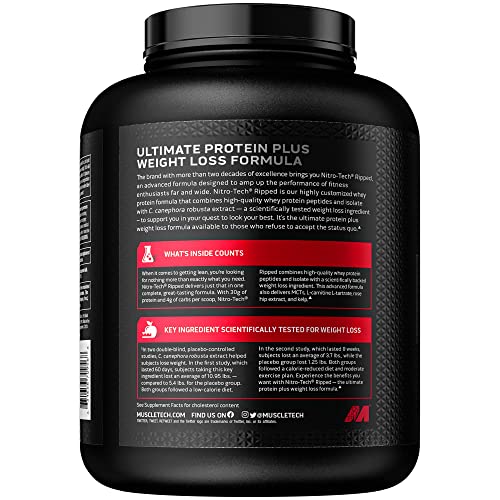MuscleTech Nitro-Tech Ripped Lean Whey Protein Powder Whey Protein Isolate Weight MuscleTech uk supplements
