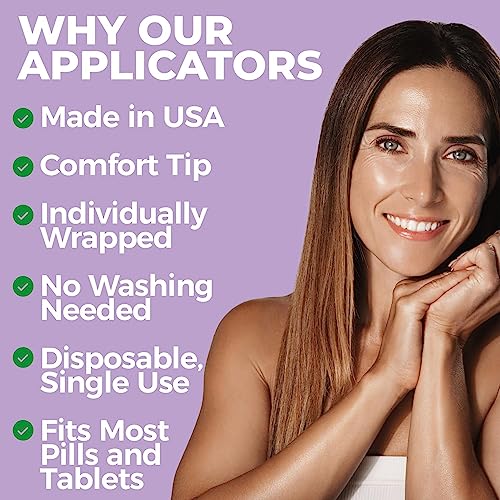 NewLife Naturals Disposable Plastic Vaginal Suppository Applicators - Fits Most Boric Acid Suppositories NewLife Naturals uk supplements