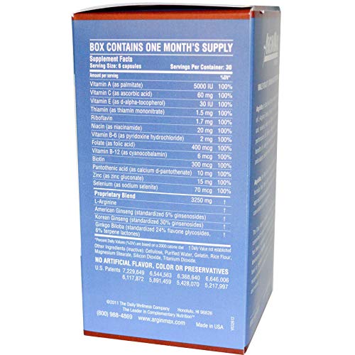 ArginMax L Arginine Nitric Oxide Supplement for Men - Oxygen & Blood Flow Support ArginMax uk supplements