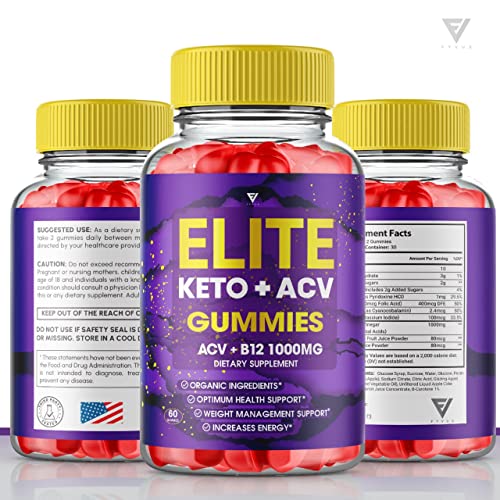 (2 Pack) Elite Keto ACV Gummies AVC, Elite Keto Plus ACV Advanced Weight Loss Gummies Fyvus uk supplements