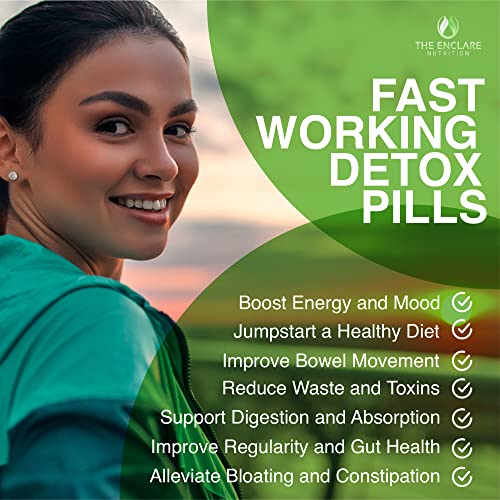 Colon Cleanse Fast-Acting Colon Cleanser Detox; Healthy Bowel Movement THE ENCLARE NUTRITION uk supplements