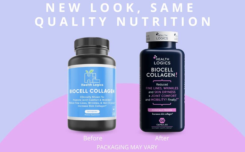 Health Logics BioCell Collagen Joint and Skin Care 120 Capsules HEALTH LOGICS uk supplements