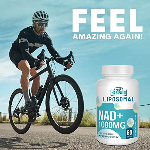Liposomal NAD+ Supplement 1000 mg | Highest NAD Pontecy | Max Absorption | Pure NAD Maripolio uk supplements