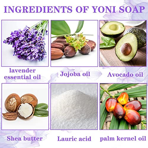 2 Packs Organic Yoni Soap Bars For Women Vaginal Wash, Handmade Yoni Bar Soap For Women Yoni Wash Vickoneer uk supplements