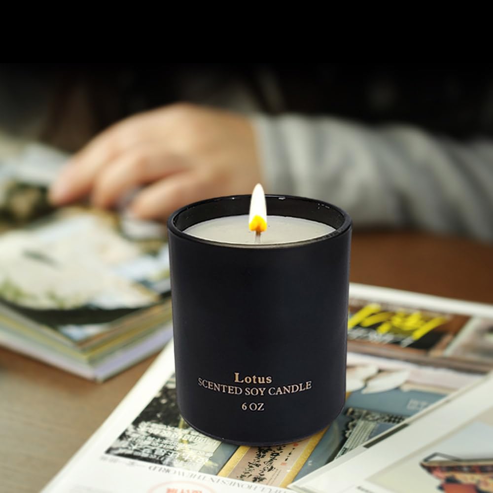 Scented Candles for Women,Premium Lotus Aromatherapy Candles, Home Scented Candle Kelly's Custom Candles uk supplements