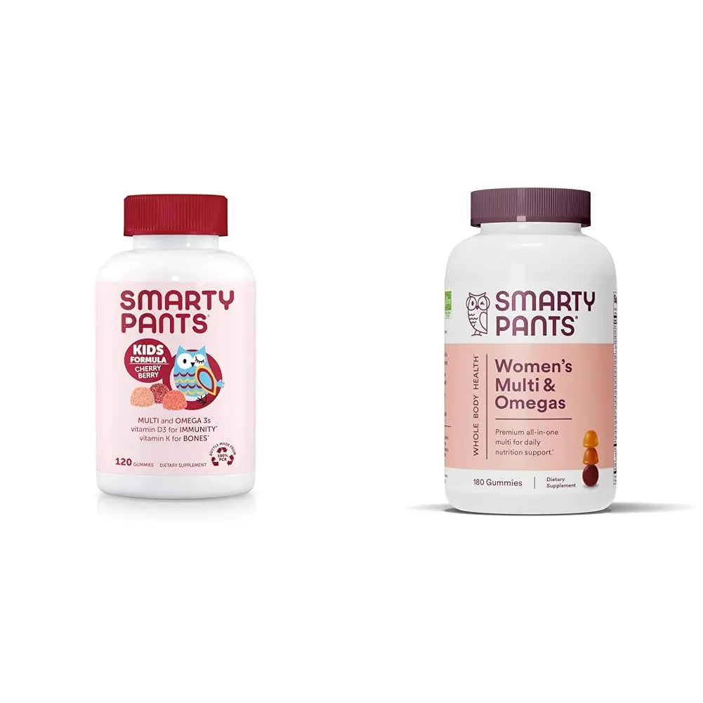 SmartyPants Kids Multivitamin Gummies & Women's Multivitamin Gummies: Omega 3 Fish Oil (EPA/DHA), Methylfolate SmartyPants uk supplements