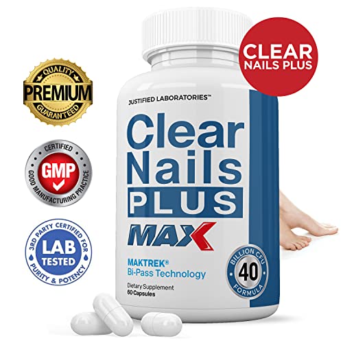 Justified Laboratories (2 Pack) Clear Nails Plus Max Pills 40 Billion CFU Probiotic Supports Justified Laboratories uk supplements