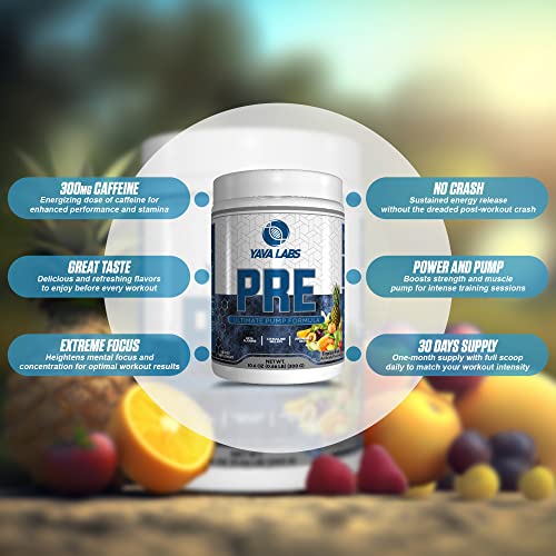 Yava Labs PRE Workout Ultimate Pump Formula (Energy Drink) Yava Labs uk supplements