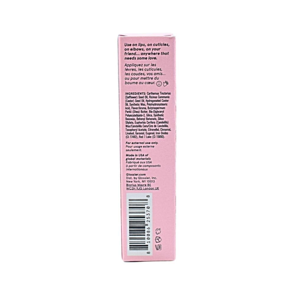 Glossier Balm Dotcom Lip Balm and Skin Salve - Rose - Sheer Pink Tint Glossier uk supplements