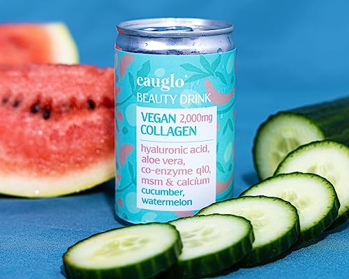 Eauglo- Cucumber & Watermelon Vegan Collagen Beauty Drink, Anti-Ageing & Radiant Skin EauGlo uk supplements