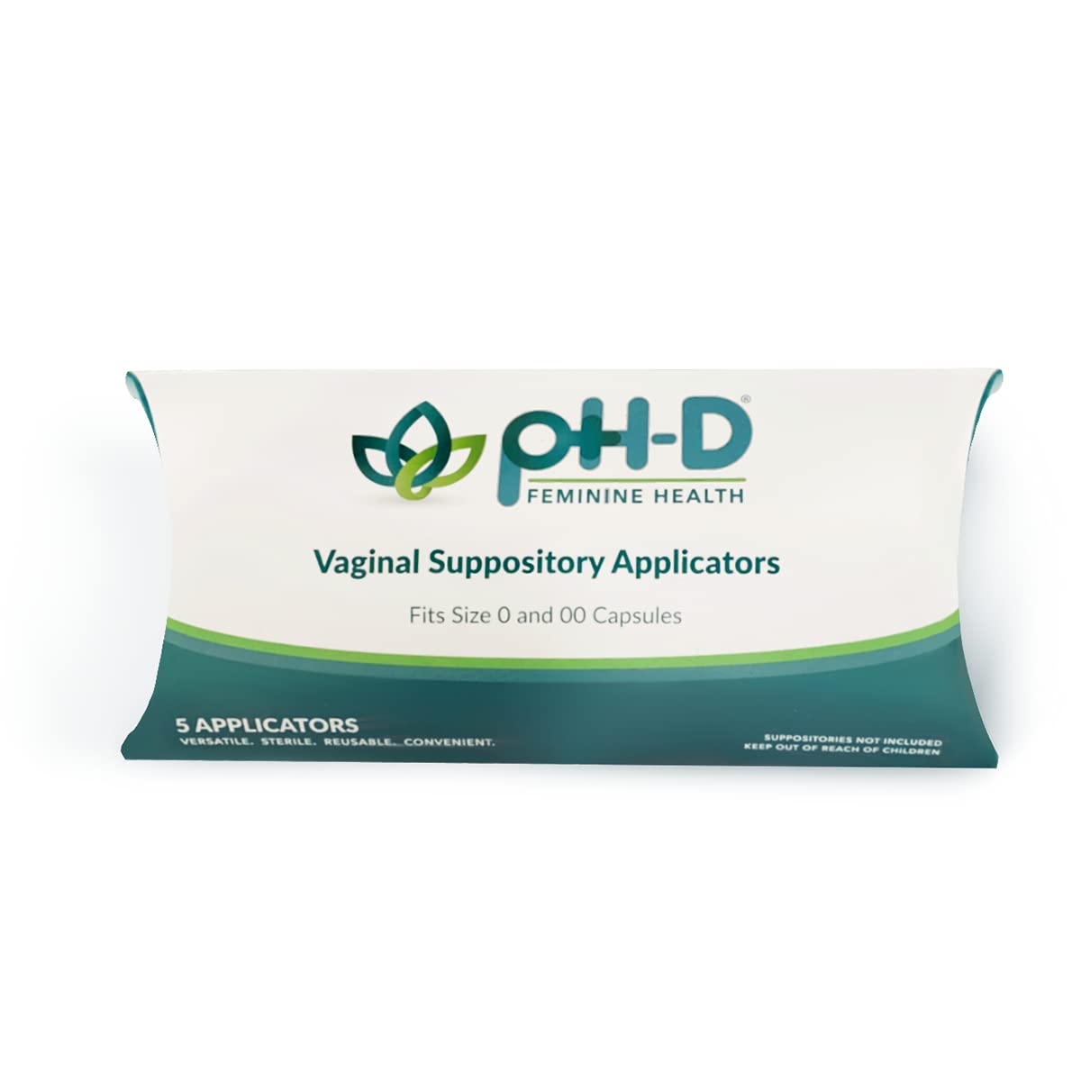 pH-D Feminine Health - Vaginal Suppository Applicators, Ideal for Boric Acid Suppositories, Reusable, Fits Most Vaginal Suppositories, Made in The USA - 5 Count… pH-D Feminine Health Support uk supplements