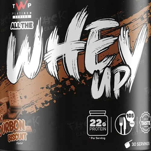 TWP Nutrition Platinum Series All The Whey Up Protein Powder Shake, 23g Whey Protein, Low Fat TWP uk supplements