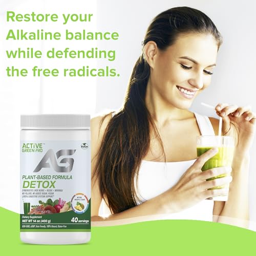 Active Green Pro - Detox Powder, Blend of Synergistic Liver Herbs, Reishi, Moringa Active Green Pro uk supplements