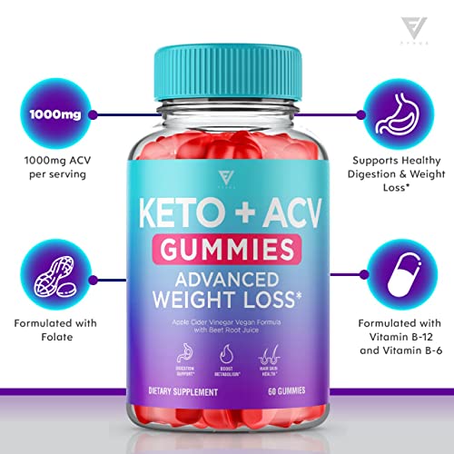 (2 Pack) Keto ACV Gummies Advanced Weight Loss, ACV Keto Gummies Fat Apple Cider Fyvus uk supplements