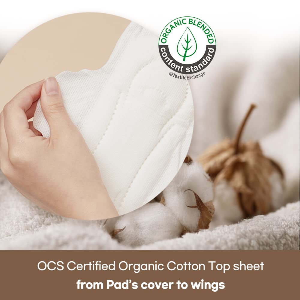 SANDEULSANDEUL Sensitive Plus Organic Pads Long/Large - Heavy Absorbency, Unscented SANDEULSANDEUL uk supplements