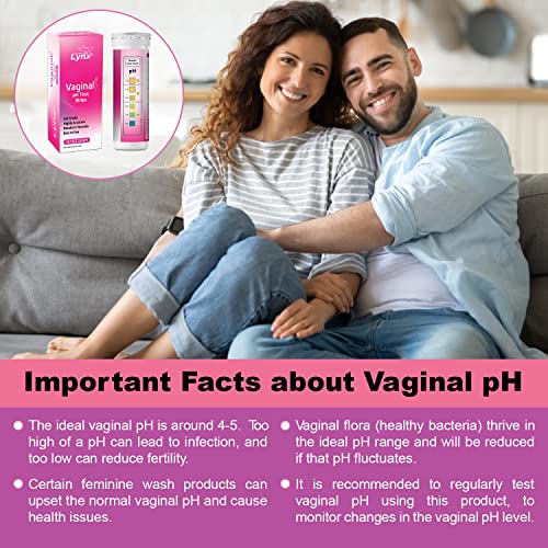 5-Minute Vaginal pH Test Kit for Women - 50 Premium-Quality Vaginal Heath pH Test Strips Included Leaping Lynx uk supplements