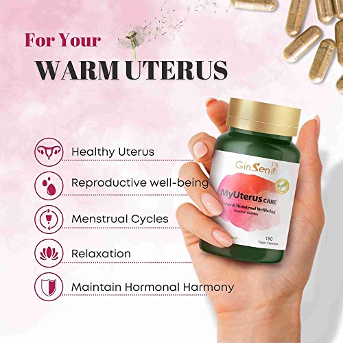GinSen MyUterus Care for Women’s Warm Uterus, Pregnancy & Menstrual Wellness GinSen uk supplements