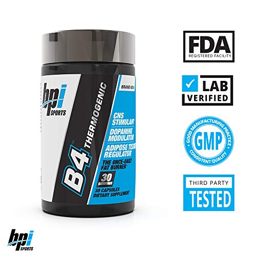 BPI Sports B4 – Extra-Strength Fat Burner – Keto-Friendly – Appetite Suppressant – Caffeine BPI Sports uk supplements
