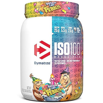 Dymatize ISO 100 Whey Protein Powder with 25g of Hydrolyzed 100% Whey Isolate Dymatize uk supplements
