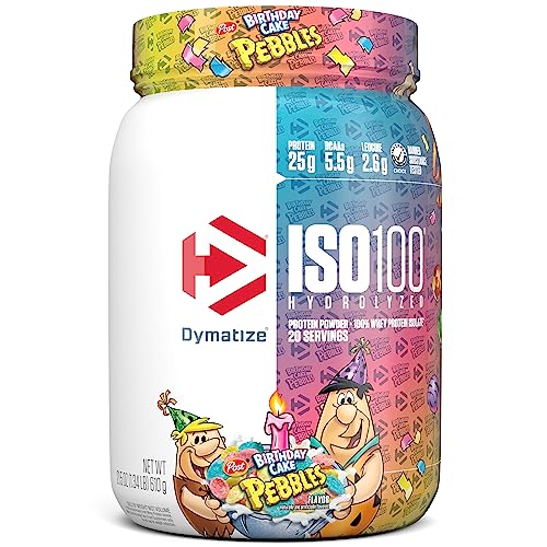 Dymatize ISO 100 Whey Protein Powder with 25g of Hydrolyzed 100% Whey Isolate Dymatize uk supplements