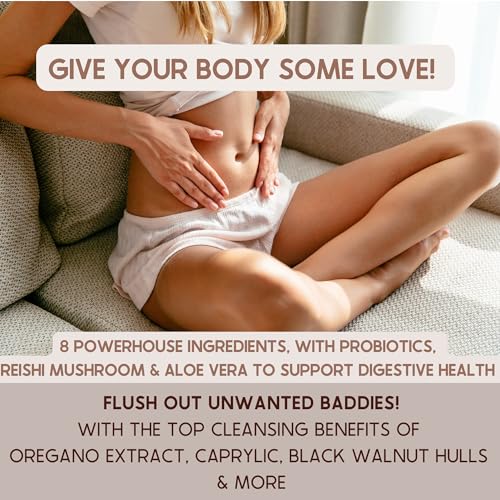 SACRALMOON Candida Cleanse - 8 Cleansing Ingredients for Digestive Support and Feminine Care SACRALMOON uk supplements