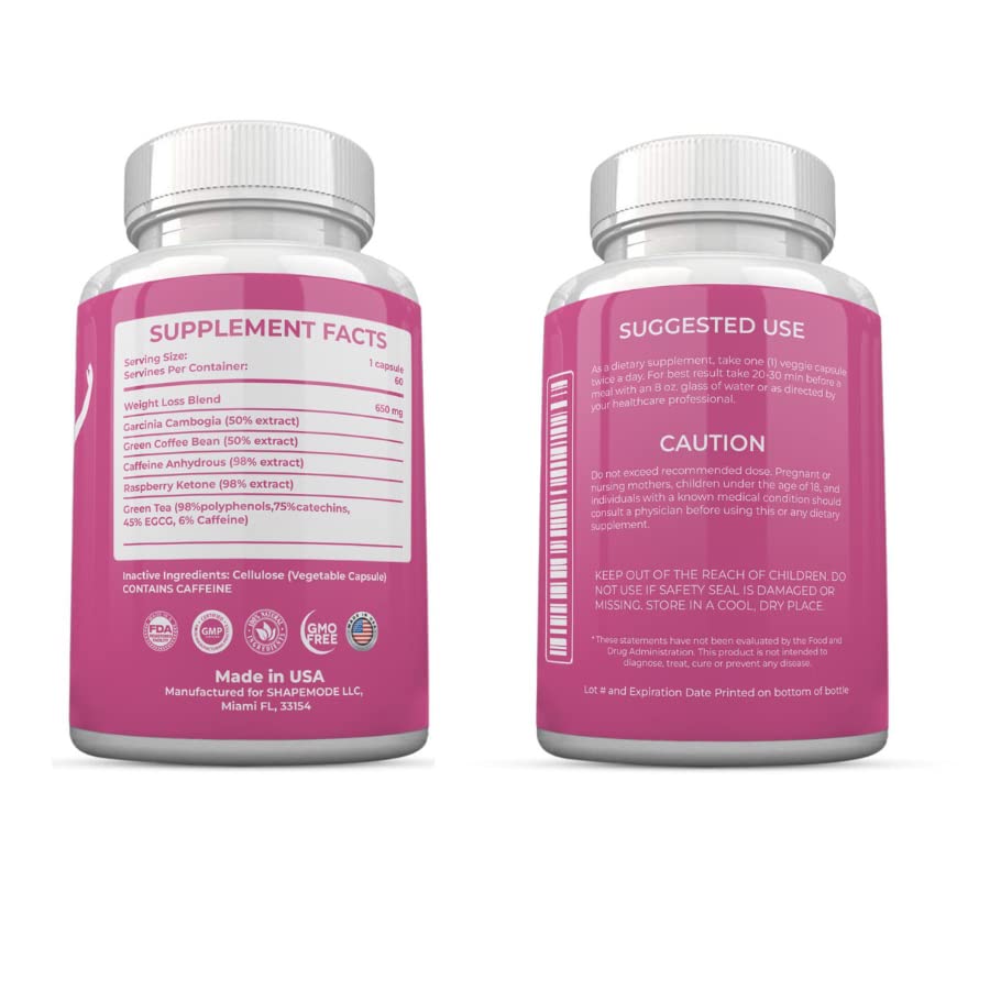 Shapemode Pills for Women 60 Capsules Heath Secret uk supplements