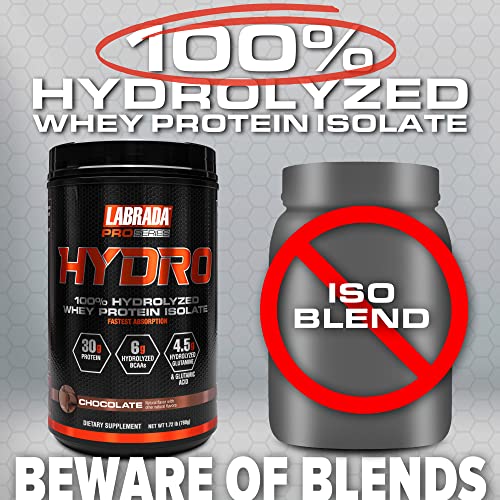 Labrada Hydro 100% Pure Hydrolyzed Whey Protein Isolate Powder, Lactose Free Labrada uk supplements