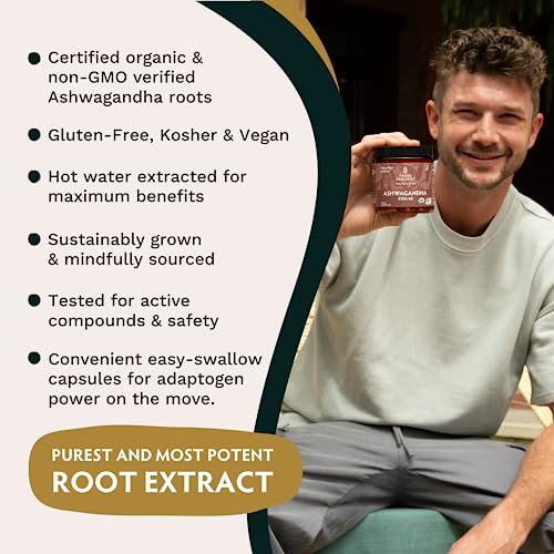 TRIBE ORGANICS Vegan Ashwagandha KSM 66 Pure Organic Root Powder Extract Ayurvedi TRIBE ORGANICS uk supplements