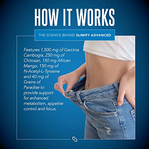 Siren Labs Slimify Advanced Fat Burner for Weight Loss - Garcinia Cambogia, African Mango SIRENLABS uk supplements