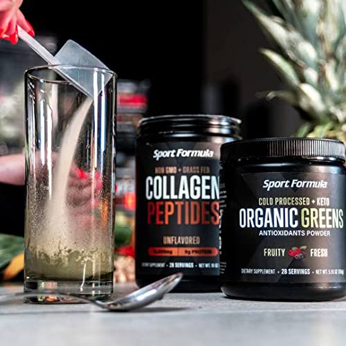 Sport Formula 99 Organic Greens Superfood Powder, Cold Pressed Vegan and Keto Powder, Non-GMO, Low Calorie Daily Green Juice Powder Sport Formula 99 uk supplements