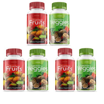 90 Capsules Each Bottle 540 Capsules superfoods Veggies Greens and Reds Fruits Triple Alpha Pure uk supplements