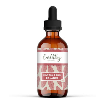 Earthley Wellness Postpartum Balance, Supports and Balances Female Hormones, Supports Postpartum Recovery, Smooths Out Mood Swings, Essential Herbs Like Dandelion Root, Catnip, & Alfalfa (2oz) Earthley Wellness uk supplements