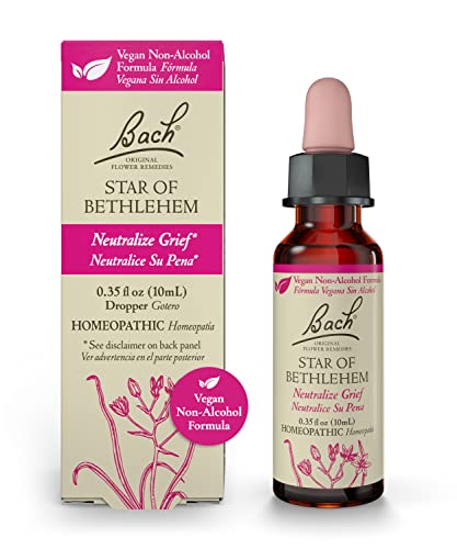 Bach Original Flower Remedies, Star of Bethlehem for Grief and Shock (Non-Alcohol Formula) Bach uk supplements