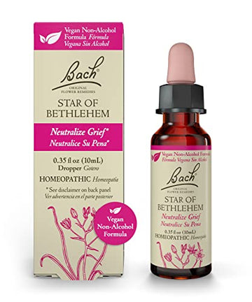Bach Original Flower Remedies, Star of Bethlehem for Grief and Shock (Non-Alcohol Formula) Bach uk supplements