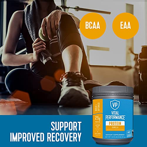 Vital Performance Protein Powder, 25g Lactose-Free Milk Protein Isolate Casein & Whey Vital Proteins uk supplements