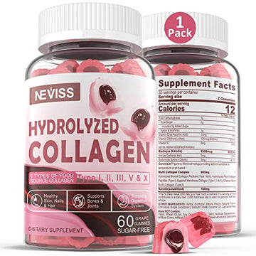 Sugar Free Hydrolyzed Collagen Gummies 800mg Kroo uk supplements