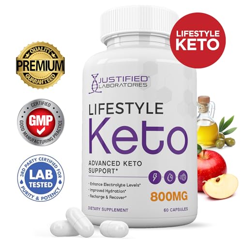 (3 Pack) Lifestyle Keto Pills 800MG Includes Patented goBHB Exogenous Ketones Advanced Justified Laboratories uk supplements