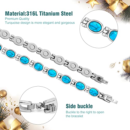 JEROOT Magnetic Bracelets for Women, Magnetic Bracelets with 3500 Gauss Exquisite JEROOT uk supplements