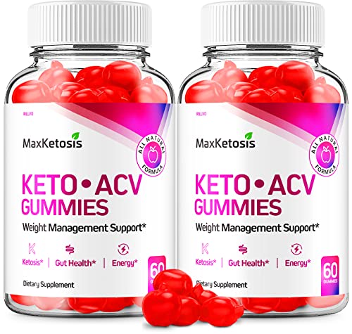 (2 Pack) Max Ketosis Keto ACV Gummies Max Ketosis Advanced Formula Apple Cider Vinegar Rillvo uk supplements