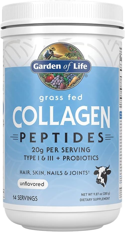 Grass Fed Collagen Peptides Powder – Unflavored, for Women Men Hair Skin Nails Joints Tudor uk supplements