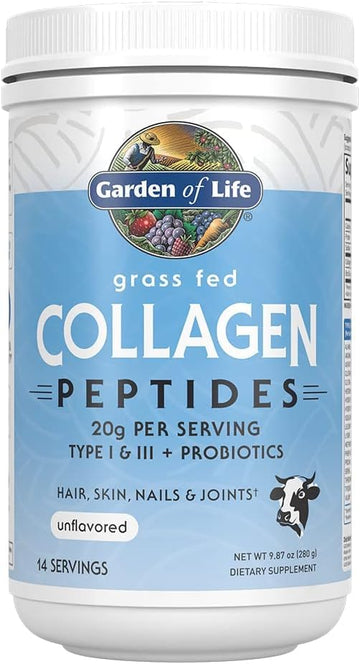 Grass Fed Collagen Peptides Powder – Unflavored, for Women Men Hair Skin Nails Joints Tudor uk supplements