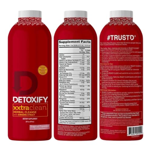 Shootclhear - Detoxify xxtraclean Detox Drink -20 0z- Herbal Precleanse Pills, 6 Panel Test Shootclhear uk supplements