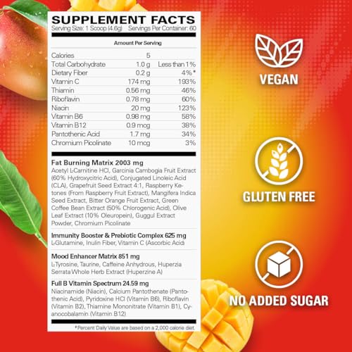 EHP Labs OxyShred Thermogenic Pre Workout Powder & Shredding Supplement - Clinically EHP Labs uk supplements
