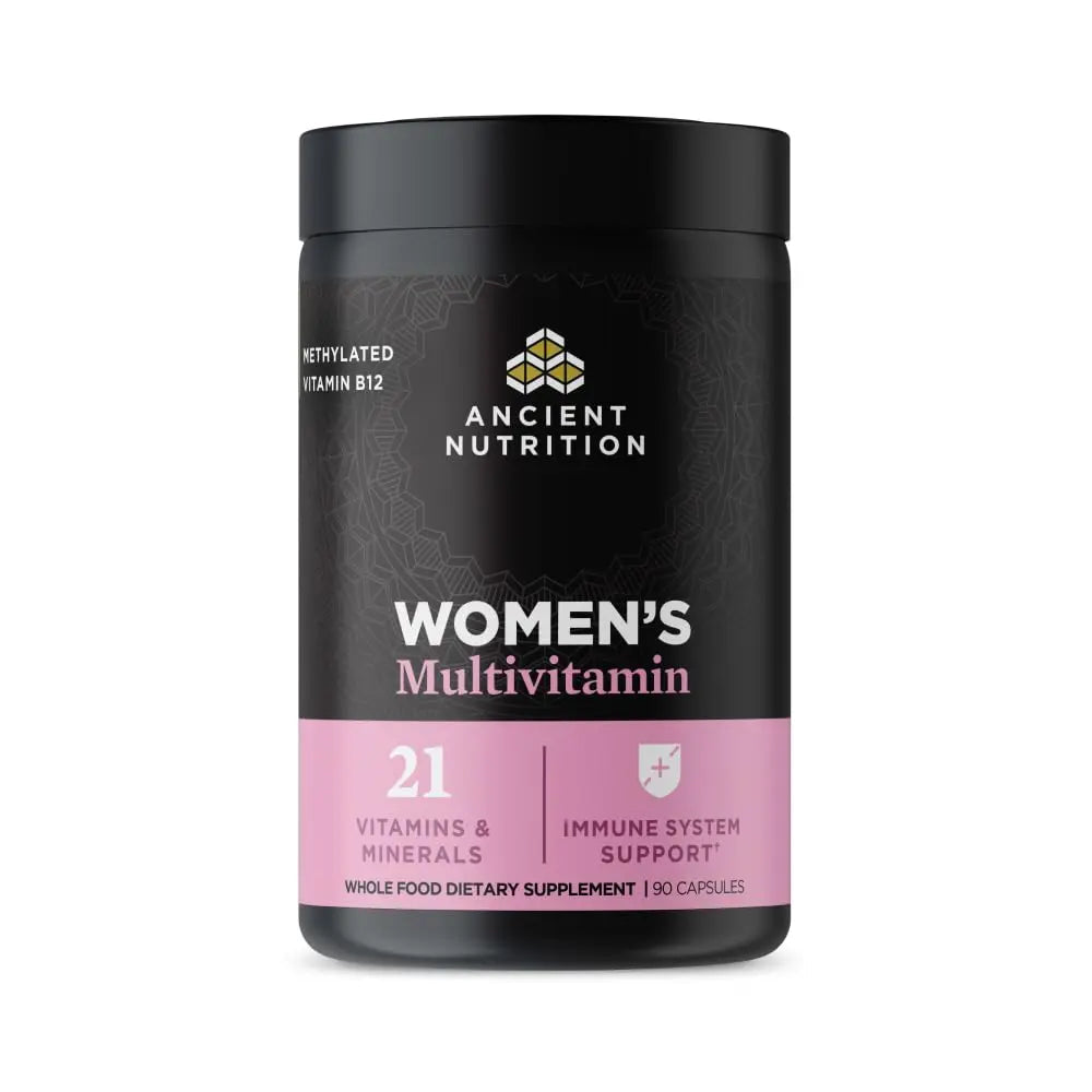 Ancient Nutrition Multivitamin for Women, Multi Women's, Methylated Vitamin D, C, B12, Zinc, Magnesium Ancient Nutrition uk supplements