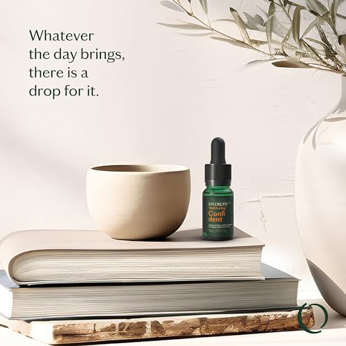 LIVEDROPS 24/7 Well-Feeling Confident Essential Oil Blend Livedrops 24/7 uk supplements