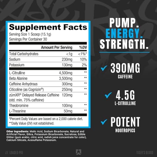 RYSE Up Supplements Loaded Pre Workout Powder Supplement for Men & Women RYSE Up Supplements uk supplements